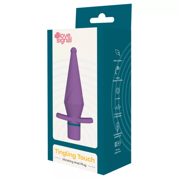 Dreamtoys Love Signal - plug anal vibrant (violet)