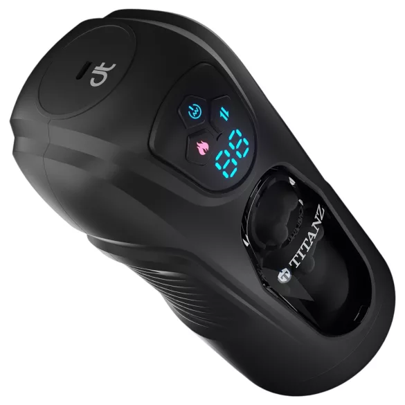 Titanz Ultimate Heat & Thrusting - masturbateur automatique (noir)