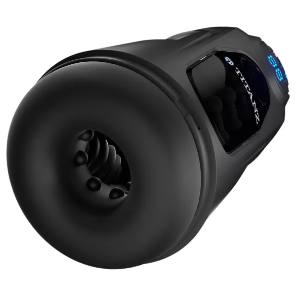 Titanz Ultimate Heat & Thrusting - masturbateur automatique (noir)