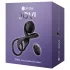 Snail Vibe Jovi - anneau pénis et vibromasseur couple - silicone noir
