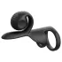 Snail Vibe Jovi - anneau pénis et vibromasseur couple - silicone noir