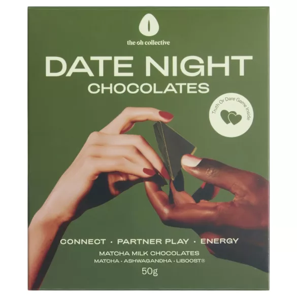 The Oh Collective Date Night Matcha - chocolat au matcha et à la fraise pour couples (50 g)