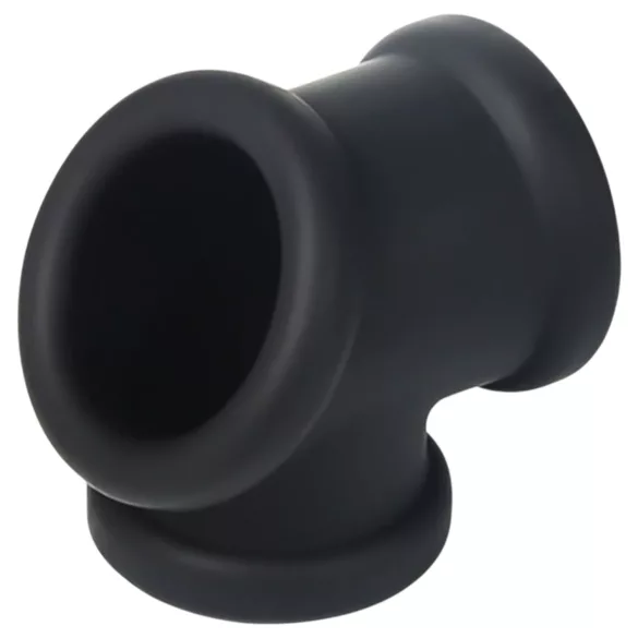 Kiotos - extenseur de pénis et de testicules en silicone (noir)