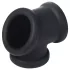 Kiotos - extenseur de pénis et de testicules en silicone (noir)
