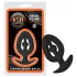 Kiotos - plug anal en silicone avec dilatateur S (noir)