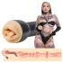 Kiiroo Feel Leigh Raven - bouche artificielle avec langue coupée (couleur chair)