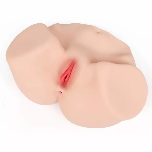 Kokos Maria - vagin et anus réalistes torse - silicone couleur chair