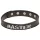 X-Play Master - collier BDSM - cuir noir
