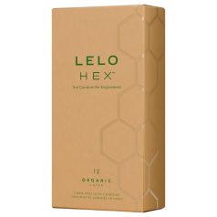   LELO Hex Organic - préservatif ultra-fin - latex naturel - boîte de 12
