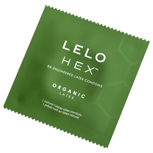 LELO Hex Organic - préservatif ultra fin - latex naturel - boîte de 36