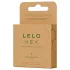LELO Hex Organic - préservatif ultra fin - latex naturel - boîte de 3