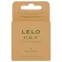 LELO Hex Organic - préservatif ultra fin - latex naturel - boîte de 3
