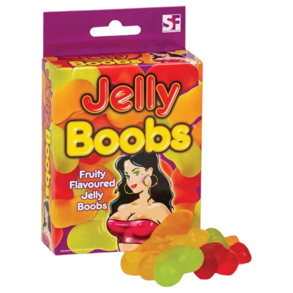 Jelly Boobs - bonbons seins gélifiés - goût fruits - 120g