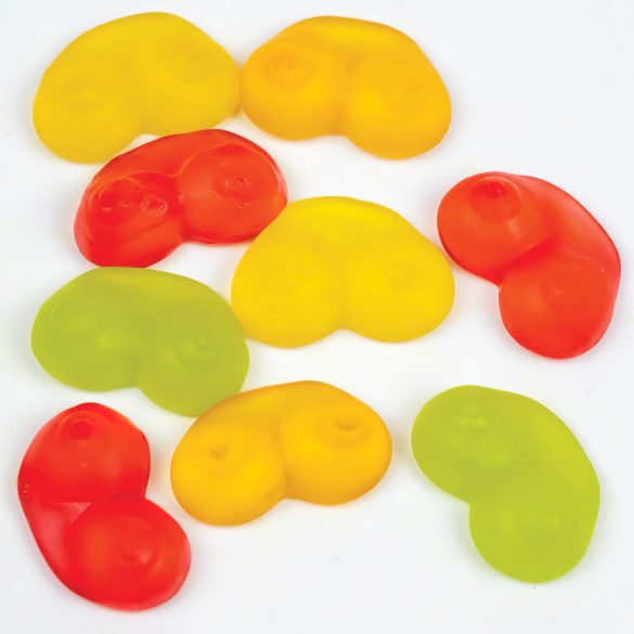 Jelly Boobs - bonbons seins gélifiés - goût fruits - 120g
