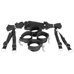   Sportsheets - kit de bondage pour lit - sangles réglables - noir
