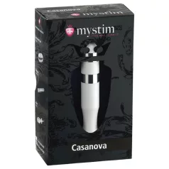 mystim Casanova - godemichet électrostimulation - blanc