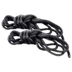 S&M - corde bondage douce - set 2 pièces - noir