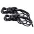 S&M - corde bondage douce - set 2 pièces - noir