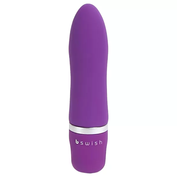 B SWISH - mini vibromasseur étanche - design rouge à lèvres - violet