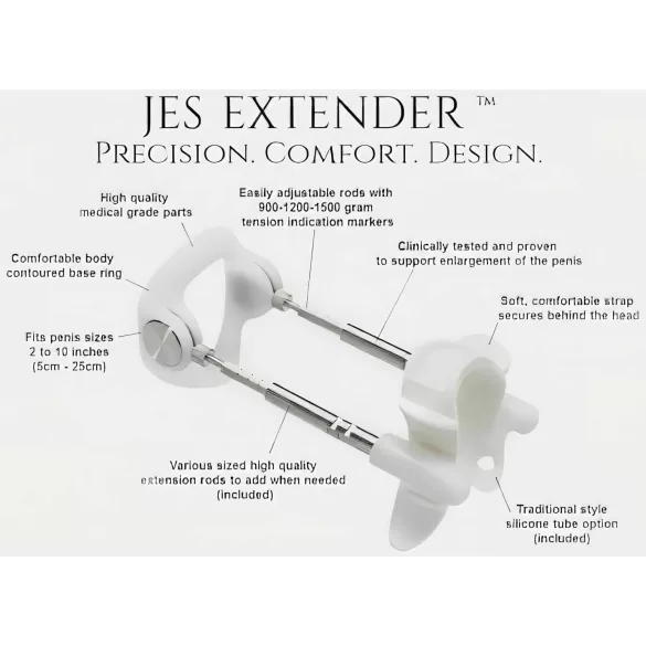 Jes-Extender - Extenseur pénis - taille standard jusqu'à 17 cm