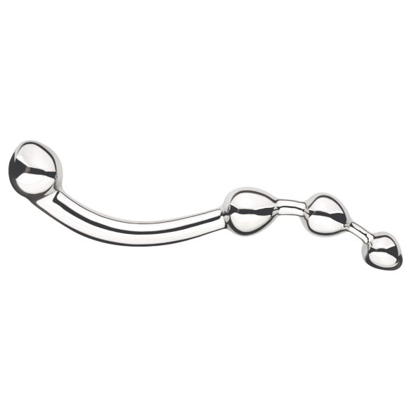 Njoy - gode anal et point G - métal argenté