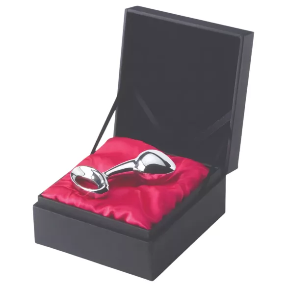 Njoy - plug anal moyen - métal argenté