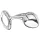 Njoy L - grand plug anal en métal (argent)