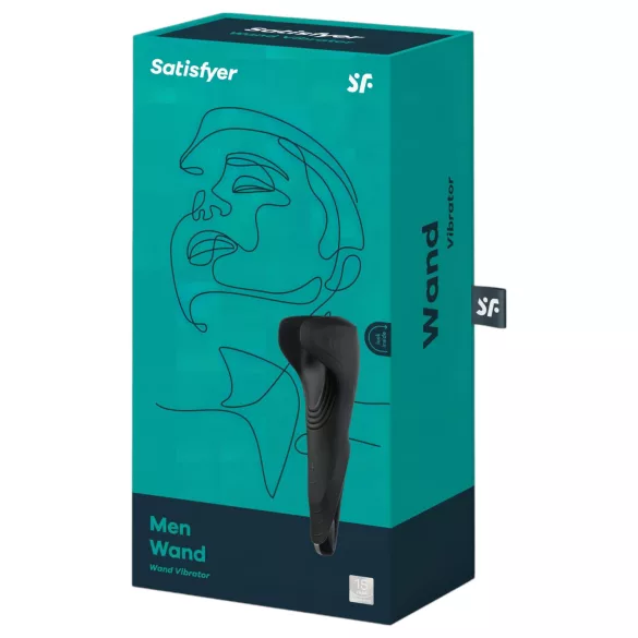 Satisfyer - stimulateur gland rechargeable étanche - noir
