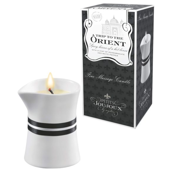 Bougie massage Pomme-grenade & Poivre blanc 120ml