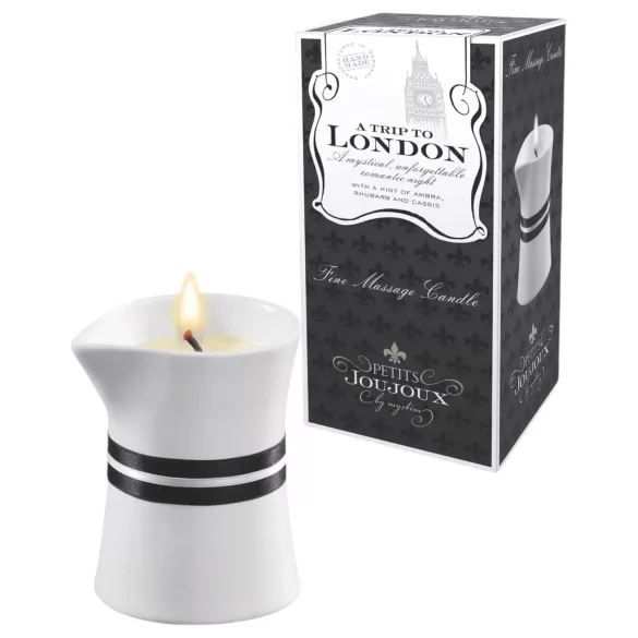 Petits Joujoux London - bougie de massage - rhubarbe ambre - 120ml