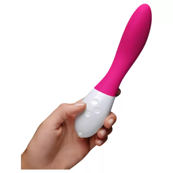 LELO - vibromasseur courbé - silicone rose