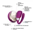 LELO Tiani 3 - vibromasseur couple - silicone - violet