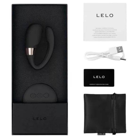 LELO Tiani 3 - vibromasseur couple - silicone - noir