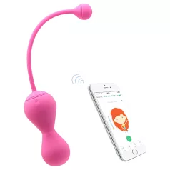  Magic Motion Kegel Master - Boule de geisha vibrante contrôlée par application (rose)
