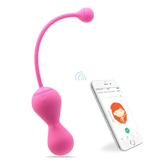Magic Motion Kegel Master - Duo de boules de geisha intelligentes (rose)