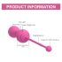 Magic Motion Kegel Master - Duo de boules de geisha intelligentes (rose)