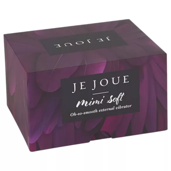 Je Joue Mimi Soft - vibromasseur clitoridien rechargeable étanche - noir