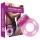 Love in the Pocket - anneau pénien vibrant jetable - silicone rose