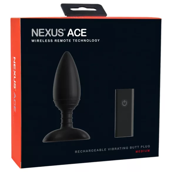 Nexus Ace - plug anal vibrant télécommandé rechargeable - taille moyenne