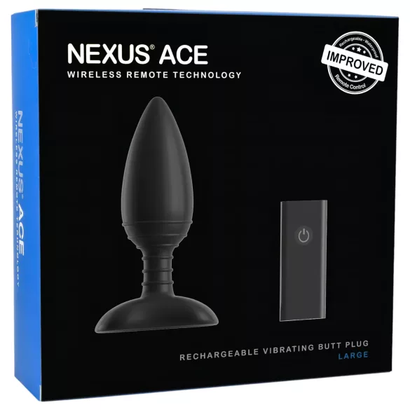 Nexus Ace - Vibromasseur anal télécommandé, rechargeable (grand)