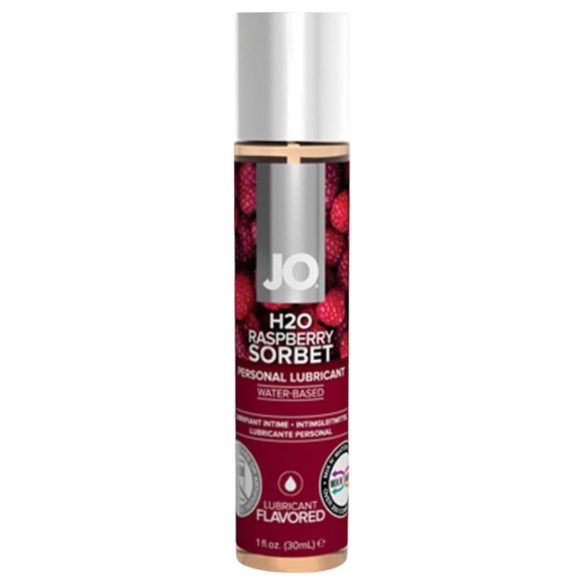 JO - lubrifiant à base d'eau - goût sorbet framboise - 30ml