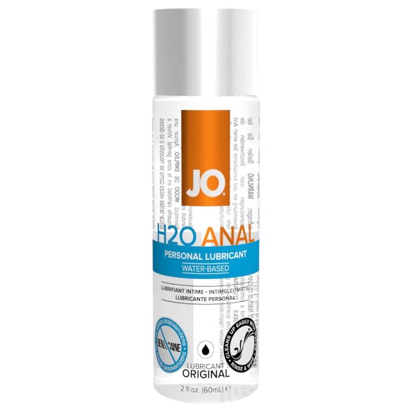 JO H2O Anal Original - Lubrifiant à base d'eau (60 ml)