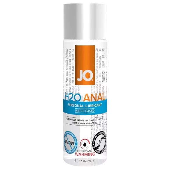 JO H2O - Gel anal chauffant à base d’eau - 60 ml