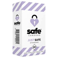   SAFE Just Safe - préservatif standard - vanille - 10 pièces