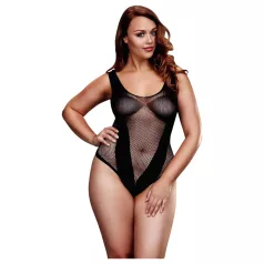 Baci - body résille grande taille - noir (XL-XXL)