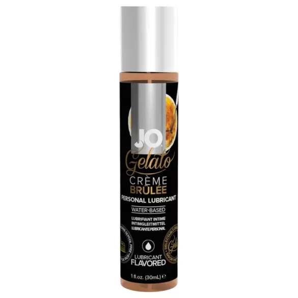 JO - Lubrifiant intime à base d'eau - saveur crème brûlée - 30ml