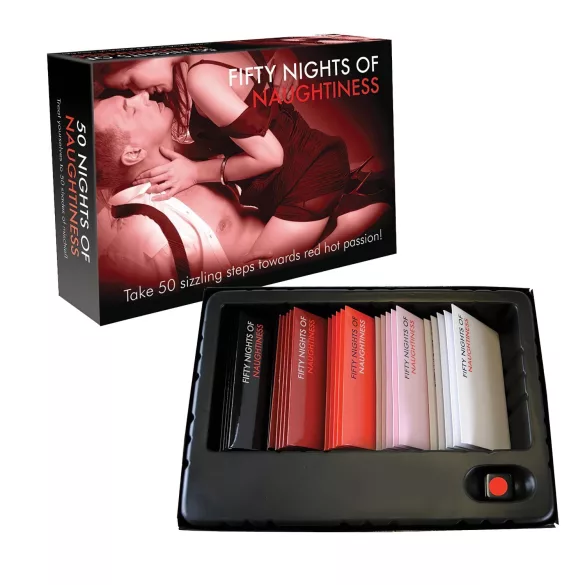 FIFTY NIGHTS OF NAUGHTINESS - jeu de société érotique pour couples - anglais