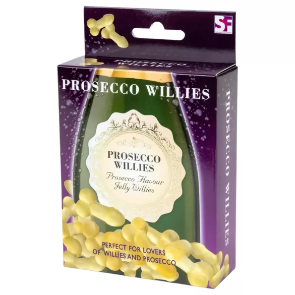 Prosecco Willies - bonbons gélifiés forme pénis goût prosecco 120g