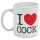 I Love Cock - mug, cadeau érotique (blanc)