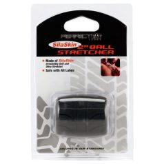   SilaSkin - Anneau pénien et écarteur de testicules - silicone noir